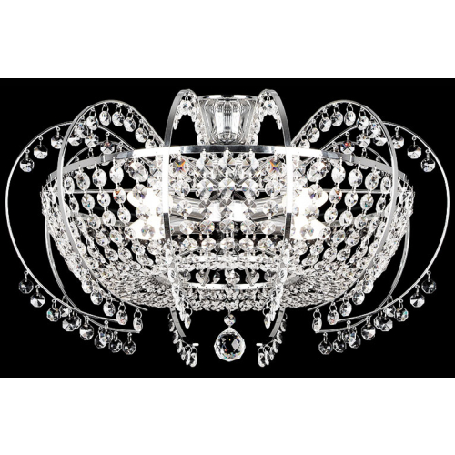 Nowoczesna lampa kryształowa 58cm K039